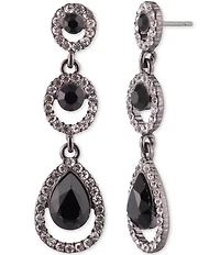 Givenchy Crystal Linear Earrings