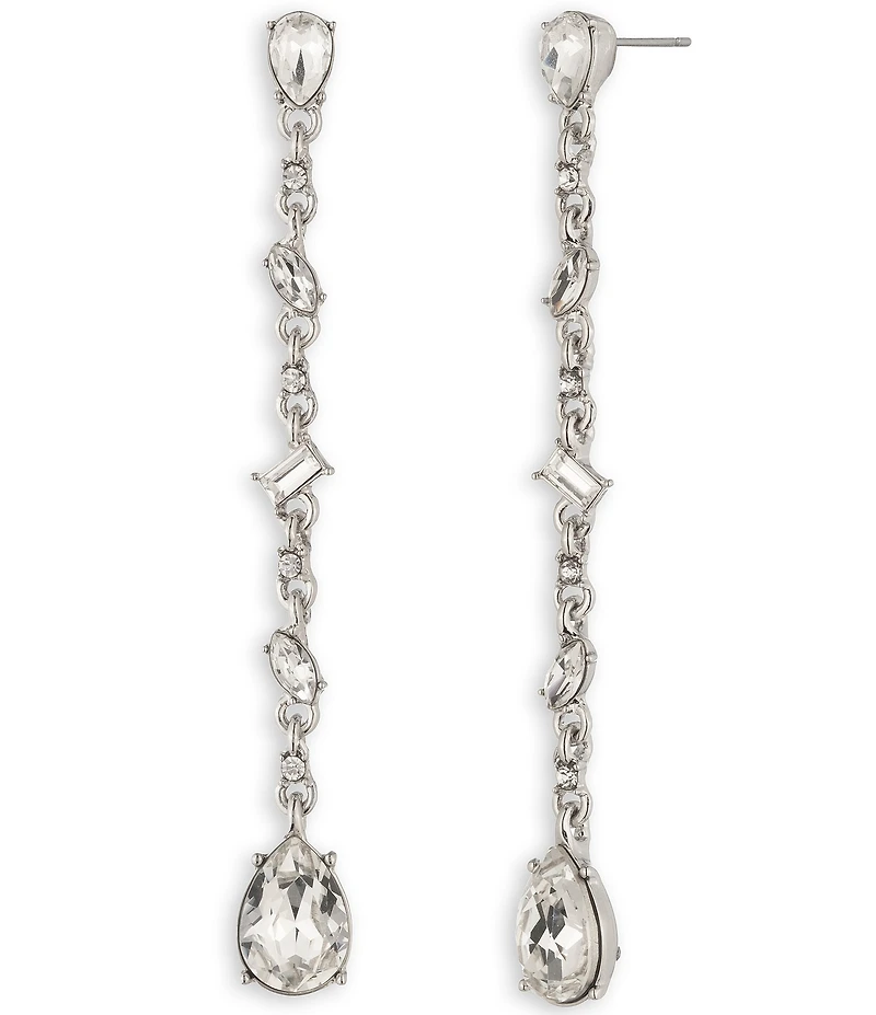 Givenchy Crystal Linear Earrings