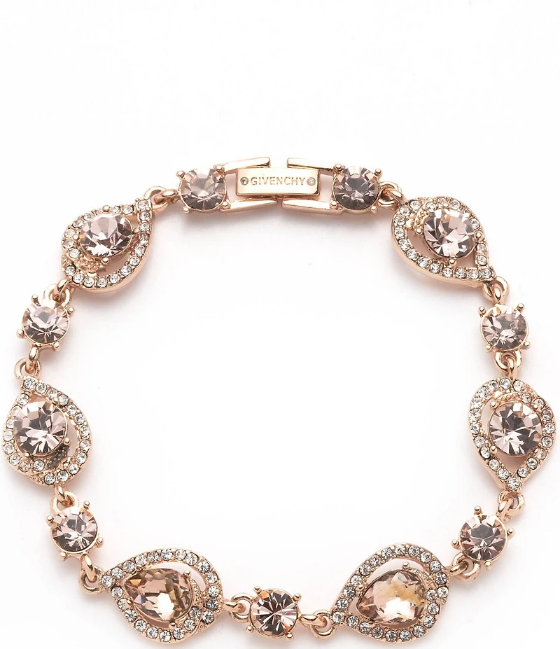 Givenchy Crystal Pear Stone Line Bracelet