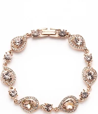 Givenchy Crystal Pear Stone Line Bracelet