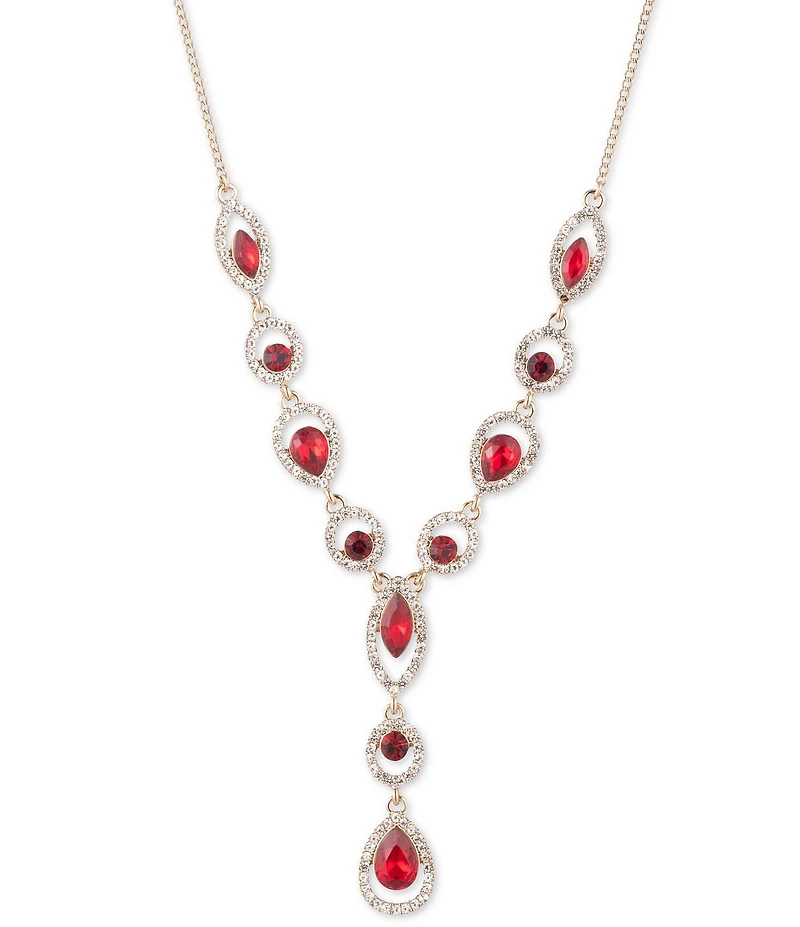 Givenchy Crystal Y Necklace