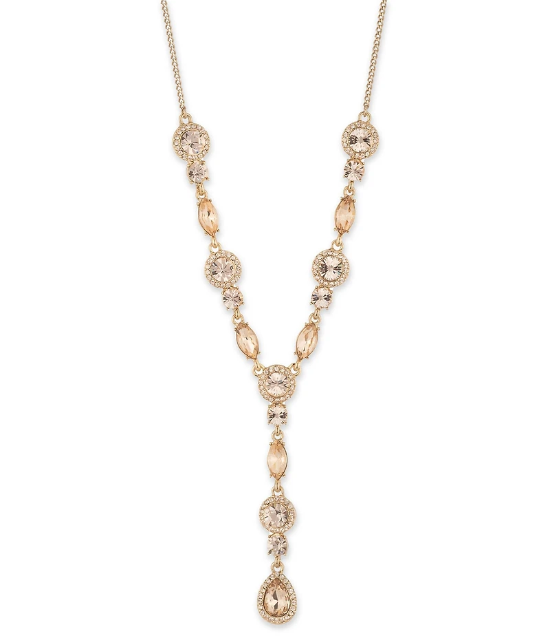 Givenchy Crystal Y Necklace