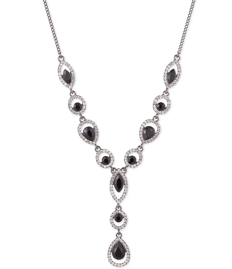 Givenchy Crystal Y Necklace