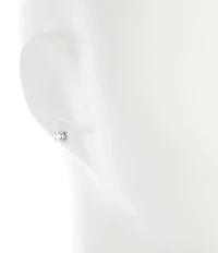 Givenchy Cubic Zirconia Stainless Steel Stud Earrings