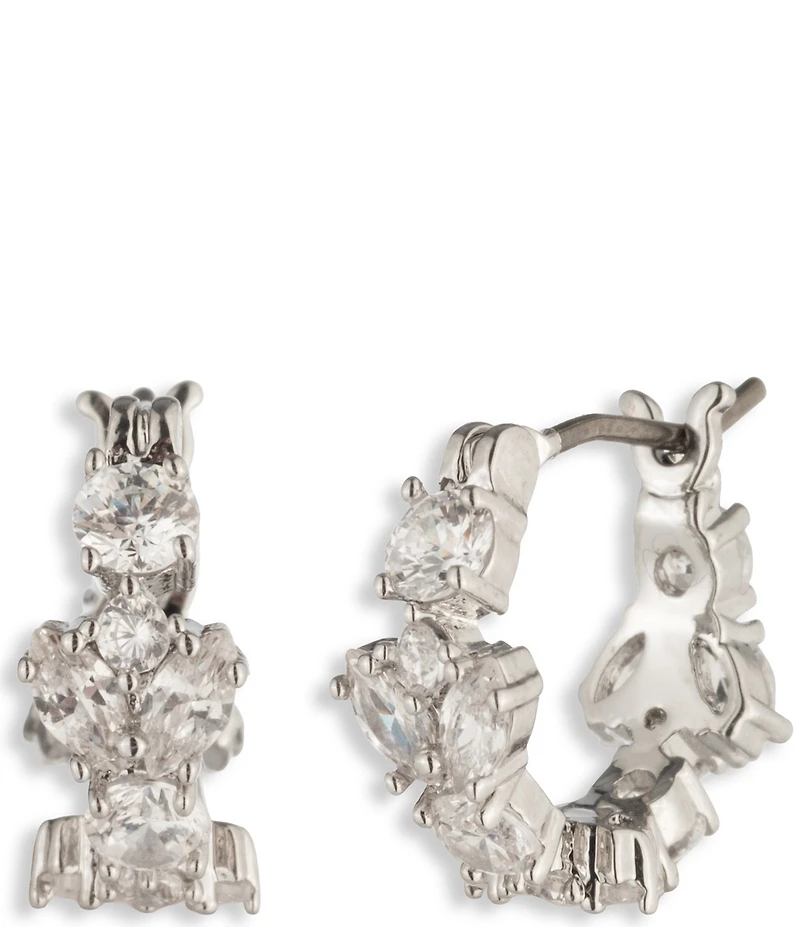 Givenchy CZ Huggie Hoop Earrings