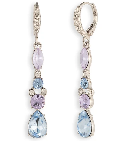 Givenchy Multi Crystal Linear Earrings