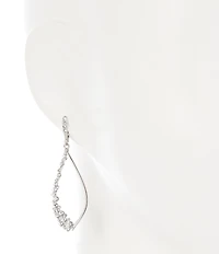 Givenchy Crystal Open Drop Earrings