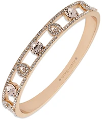 Givenchy Pave Pear Bangle Bracelet