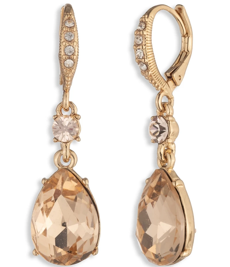 Givenchy Pear Double Drop Earrings