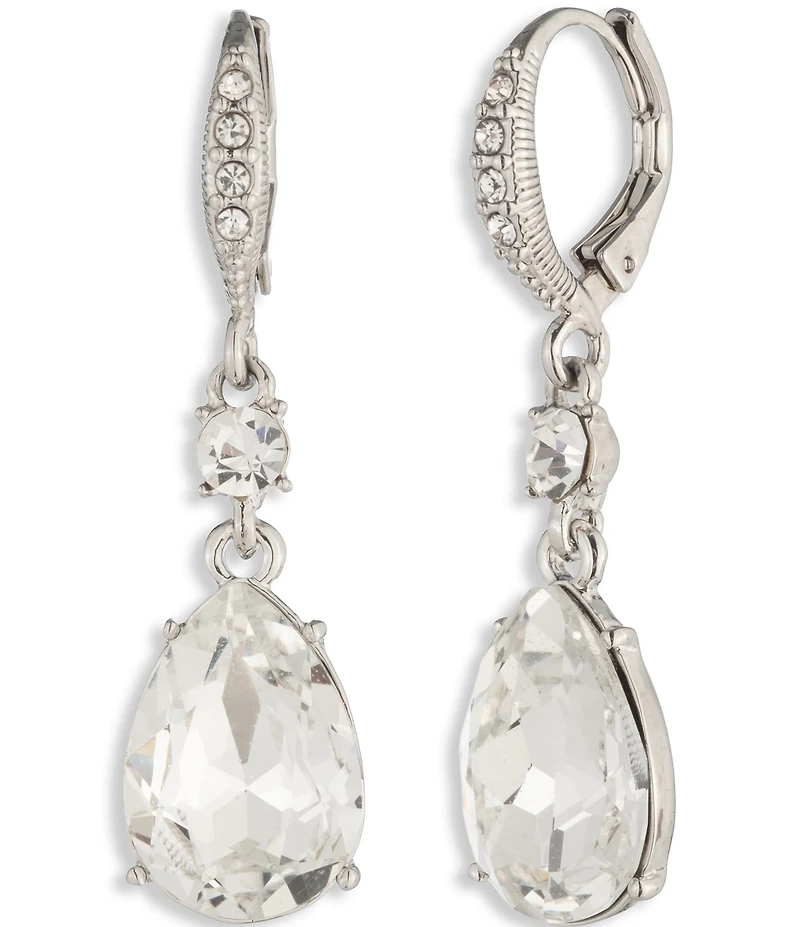Givenchy Pear Double Drop Earrings