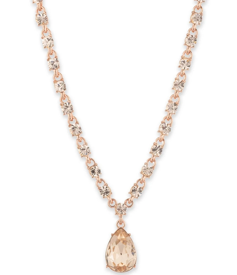 Givenchy Pear Stone Short Pendant Necklace