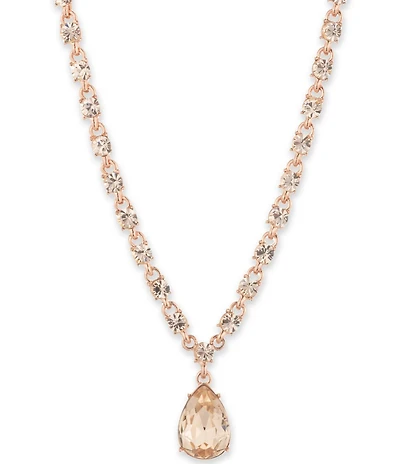 Givenchy Pear Stone Short Pendant Necklace