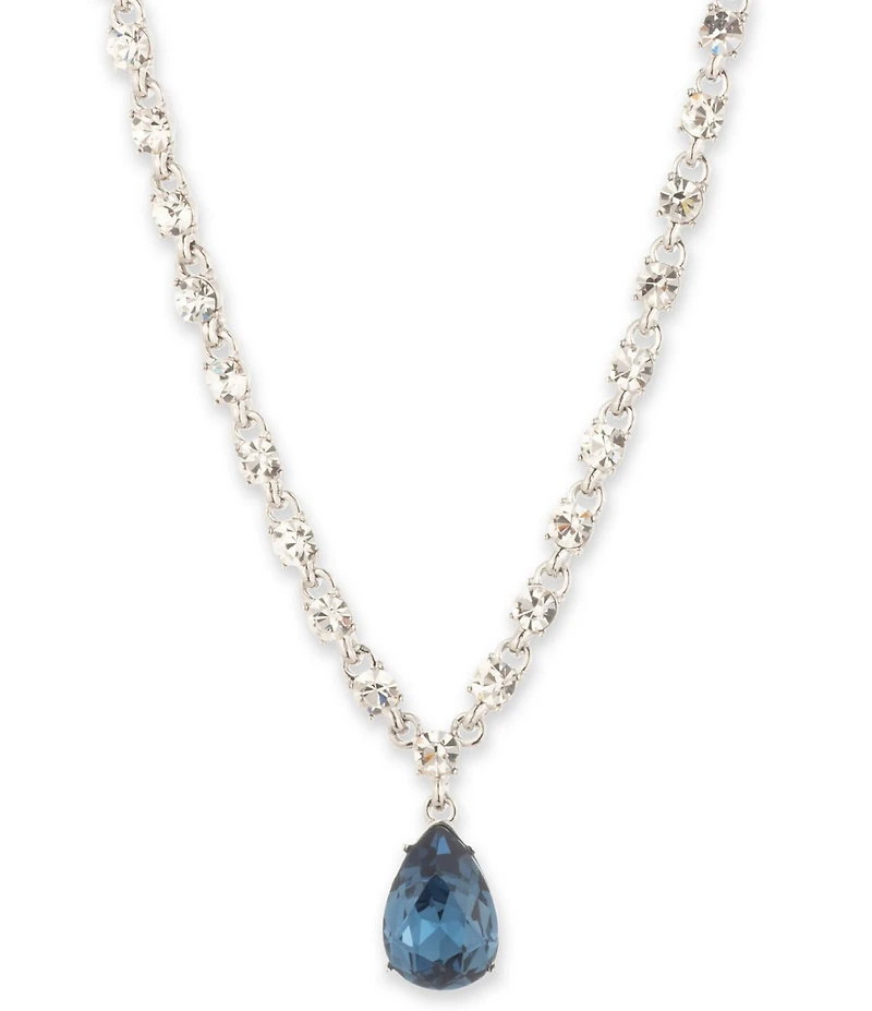 Givenchy Pear Stone Short Pendant Necklace