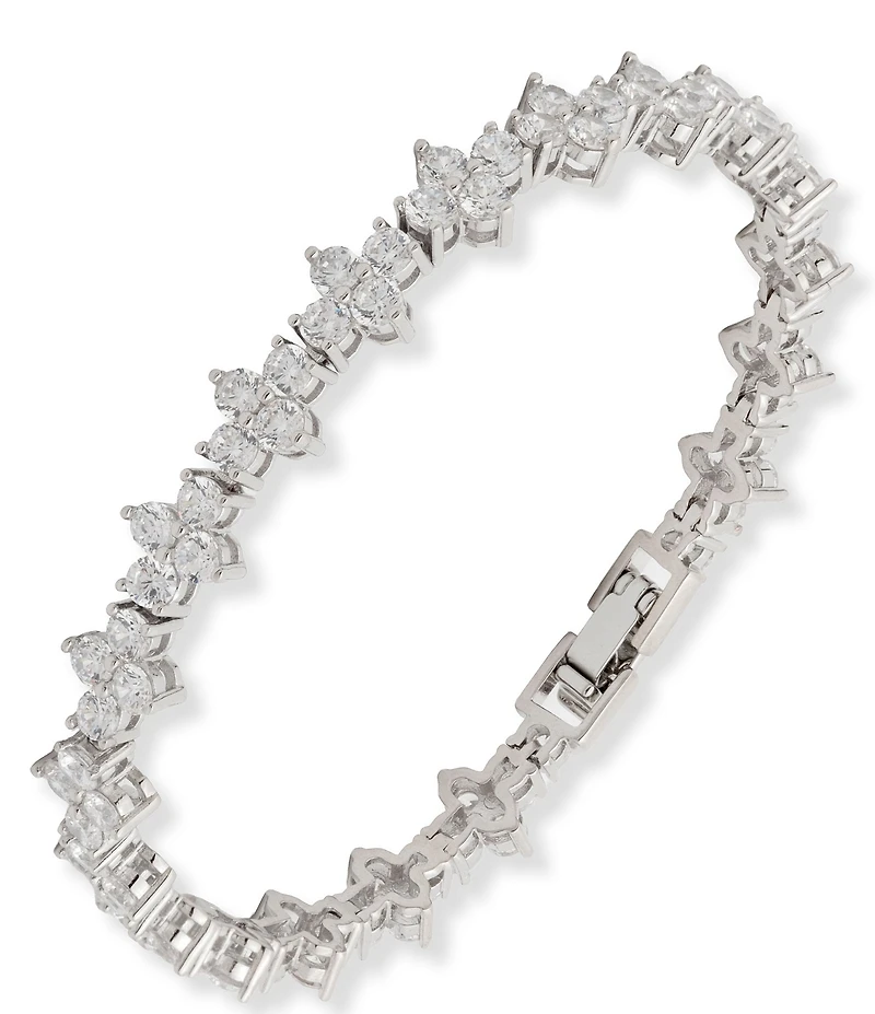 Givenchy Rhinestone Tennis Flex Line Bracelet