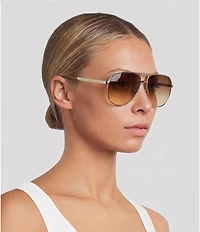 Givenchy Unisex G Ride 62mm Gradient Aviator Sunglasses