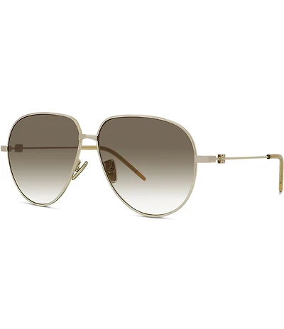 Givenchy Unisex GV Speed 60mm Mirrored Aviator Sunglasses