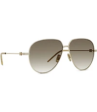 Givenchy Unisex GV Speed 60mm Mirrored Aviator Sunglasses