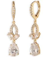 Givenchy Viney Rhinestone Double Drop Earrings