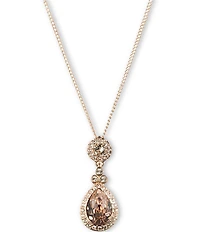 Givenchy Wingate Crystal Pendant Necklace