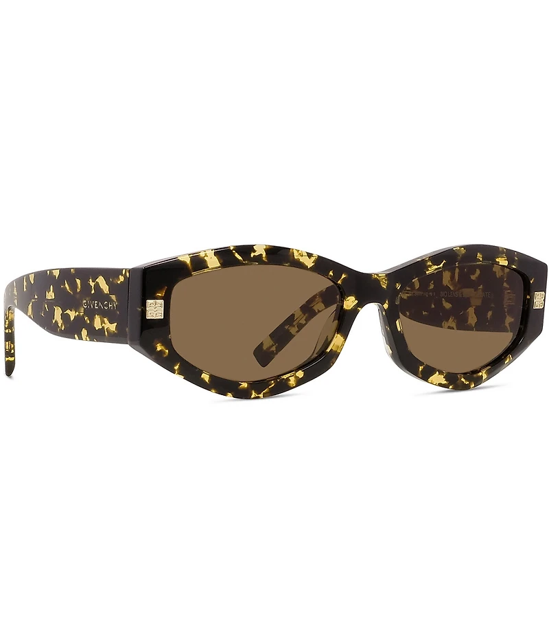 Givenchy Women's GV Day 54mm Geometric Cat Eye Havana Sunglasses