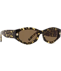 Givenchy Women's GV Day 54mm Geometric Cat Eye Havana Sunglasses