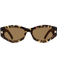 Givenchy Women's GV Day 54mm Geometric Cat Eye Havana Sunglasses