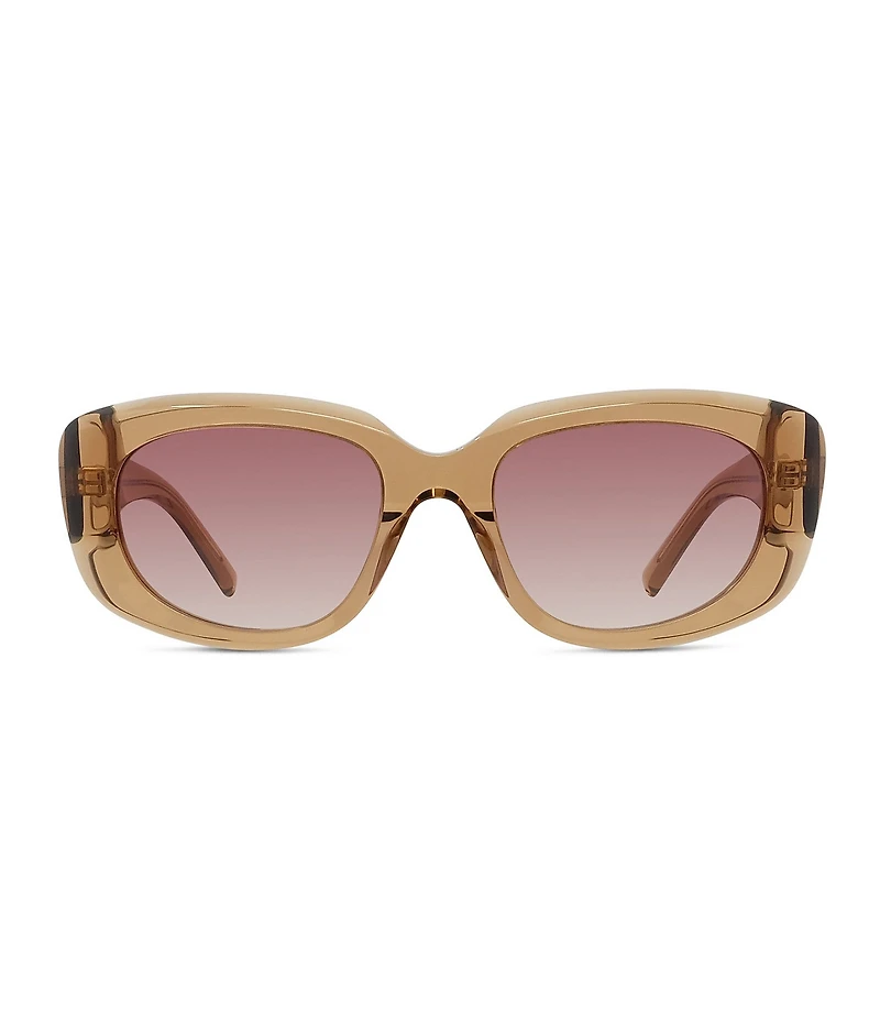 Givenchy Women's GV Day 54mm Geometric Rectangle Gradient Sunglasses