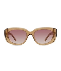 Givenchy Women's GV Day 54mm Geometric Rectangle Gradient Sunglasses