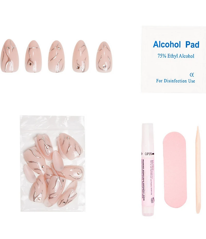 GLAMNETIC Astro Short Almond Nails