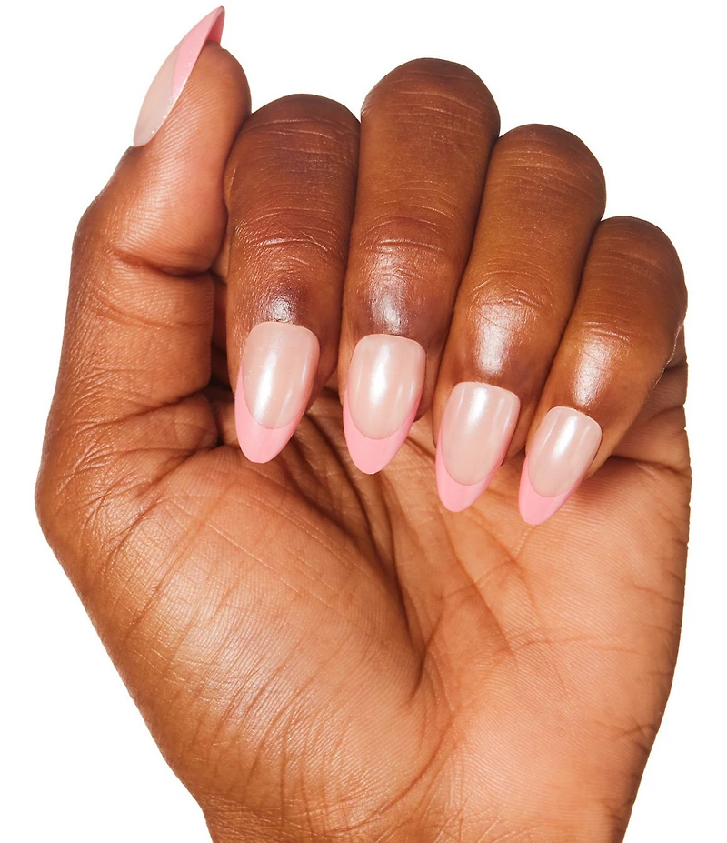 GLAMNETIC Bubble Gum Glaze Short Almond Nails