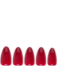 GLAMNETIC Classic Red Short Almond Nails