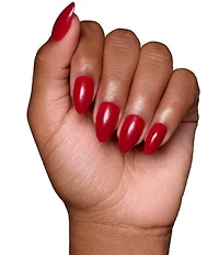 GLAMNETIC Classic Red Short Almond Nails