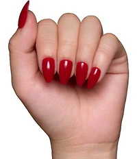 GLAMNETIC Classic Red Short Almond Nails