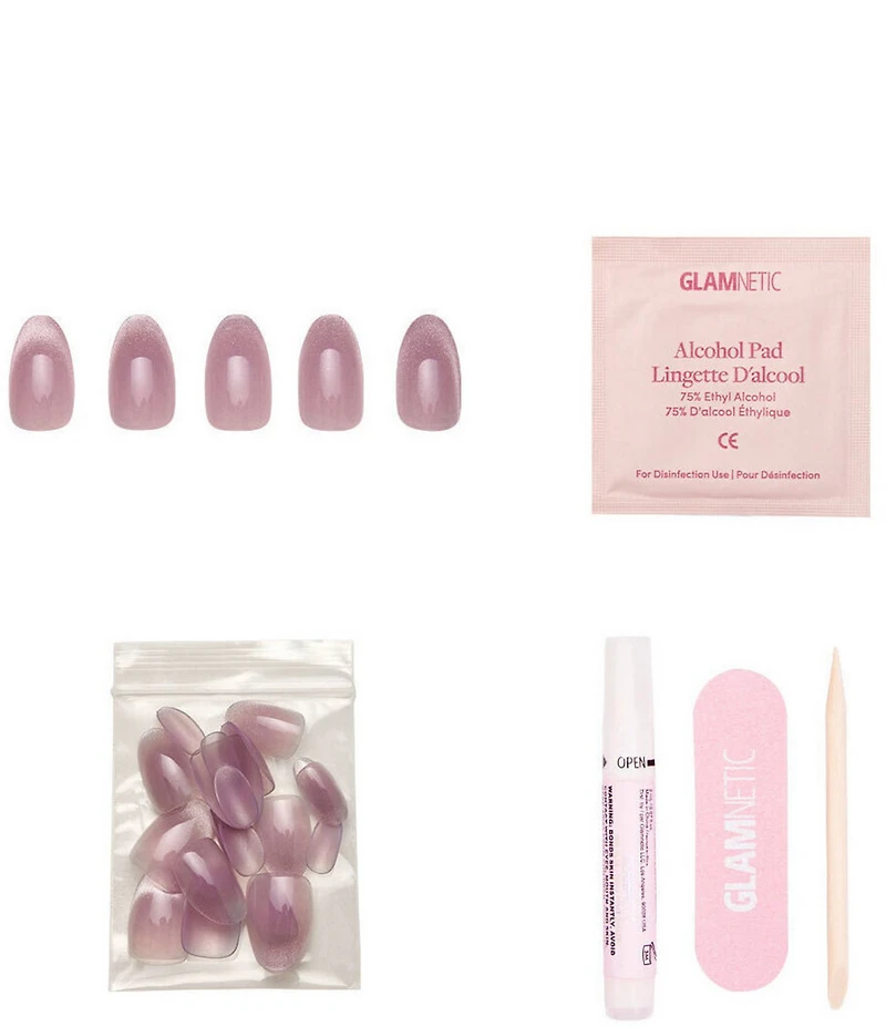 GLAMNETIC Fairy Dust Short Oval Nails