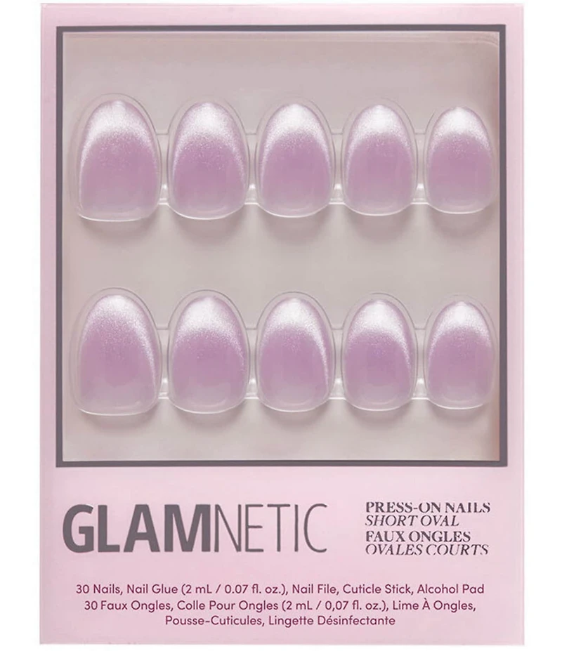 GLAMNETIC Fairy Dust Short Oval Nails