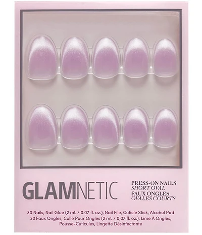 GLAMNETIC Fairy Dust Short Oval Nails
