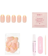GLAMNETIC French Butter Short Round Nails