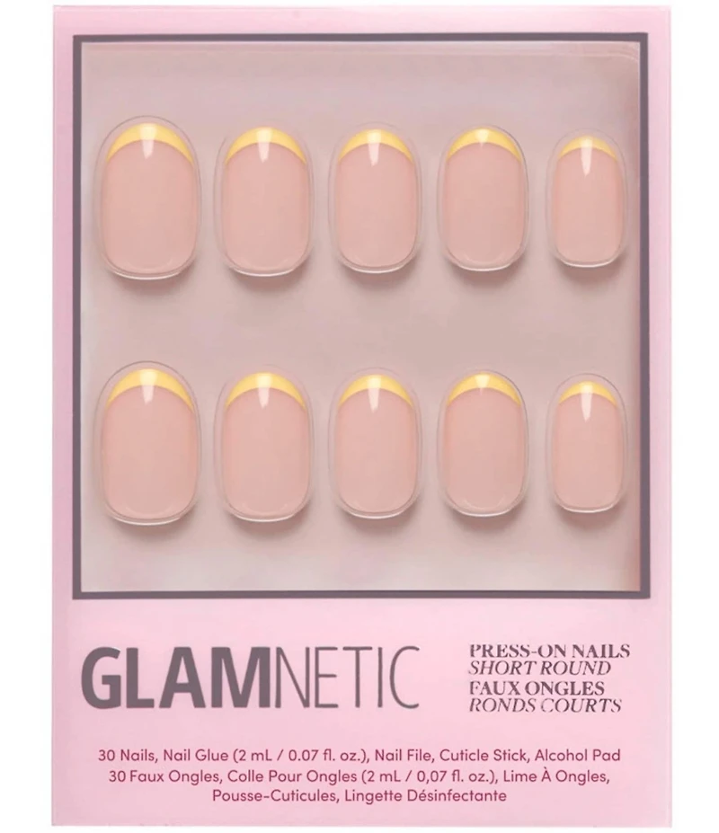 GLAMNETIC French Butter Short Round Nails