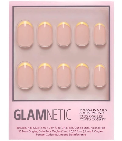GLAMNETIC French Butter Short Round Nails