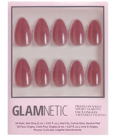 GLAMNETIC Rose Press-On Nail Set
