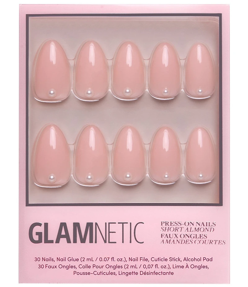 GLAMNETIC Wifey Short Almond Nail Set
