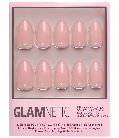 GLAMNETIC Wifey Short Almond Nail Set