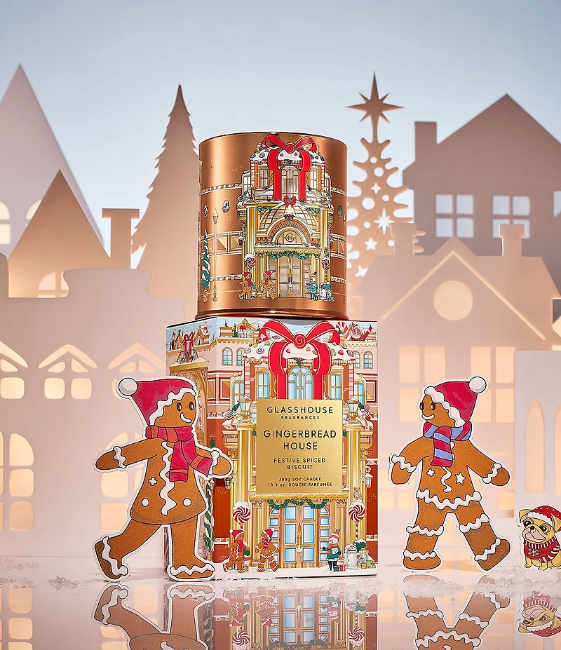 Glasshouse Fragrances Gingerbread House Candle