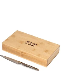 Global 6-Piece Steak Knife Set With Bamboo Box