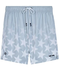 GOAT USA 6#double; Inseam Star Ombre Mesh Shorts