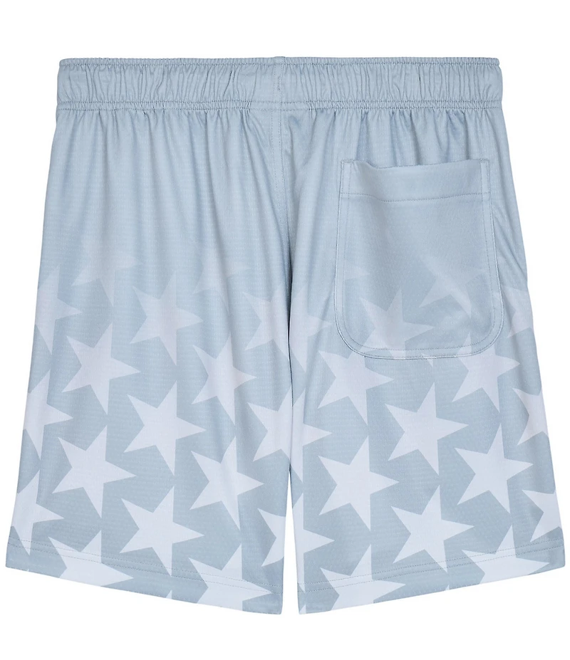 GOAT USA 6#double; Inseam Star Ombre Mesh Shorts