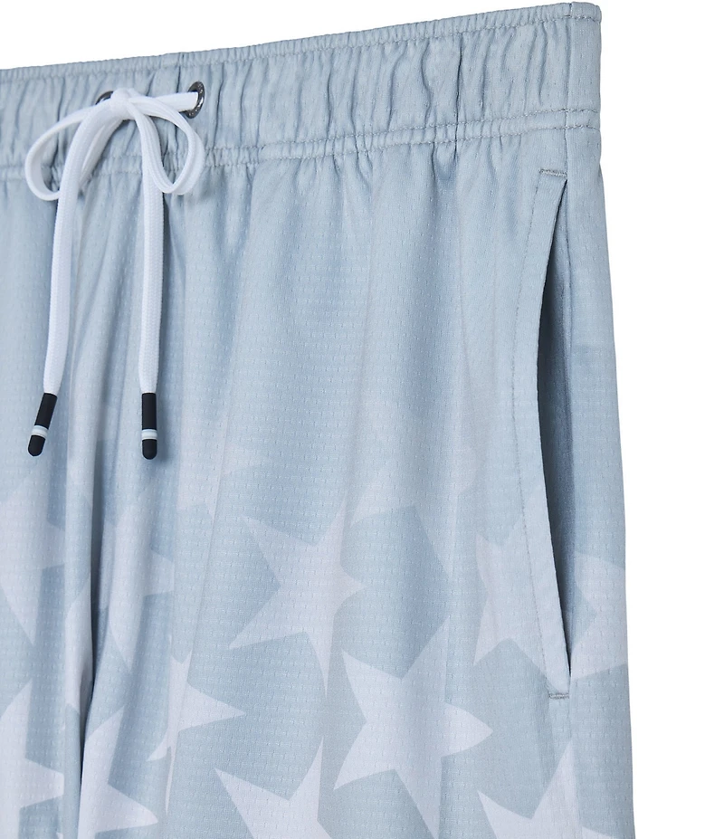 GOAT USA 6#double; Inseam Star Ombre Mesh Shorts