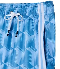 GOAT USA 7#double; Inseam Geo Print Mesh Shorts