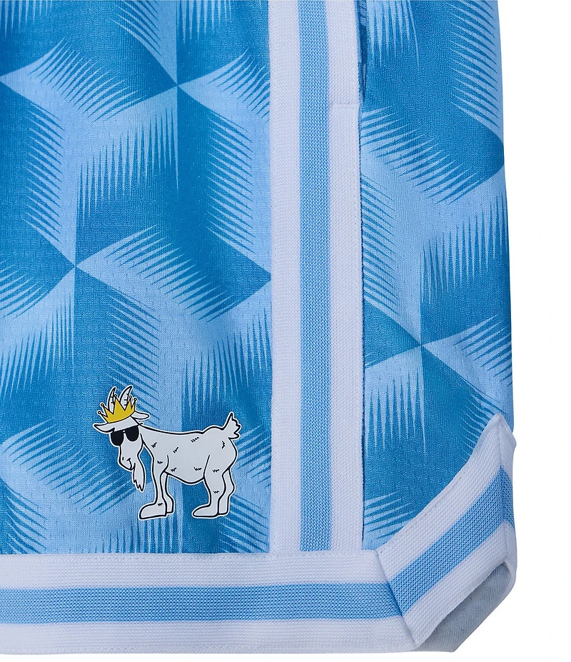 GOAT USA 7#double; Inseam Geo Print Mesh Shorts