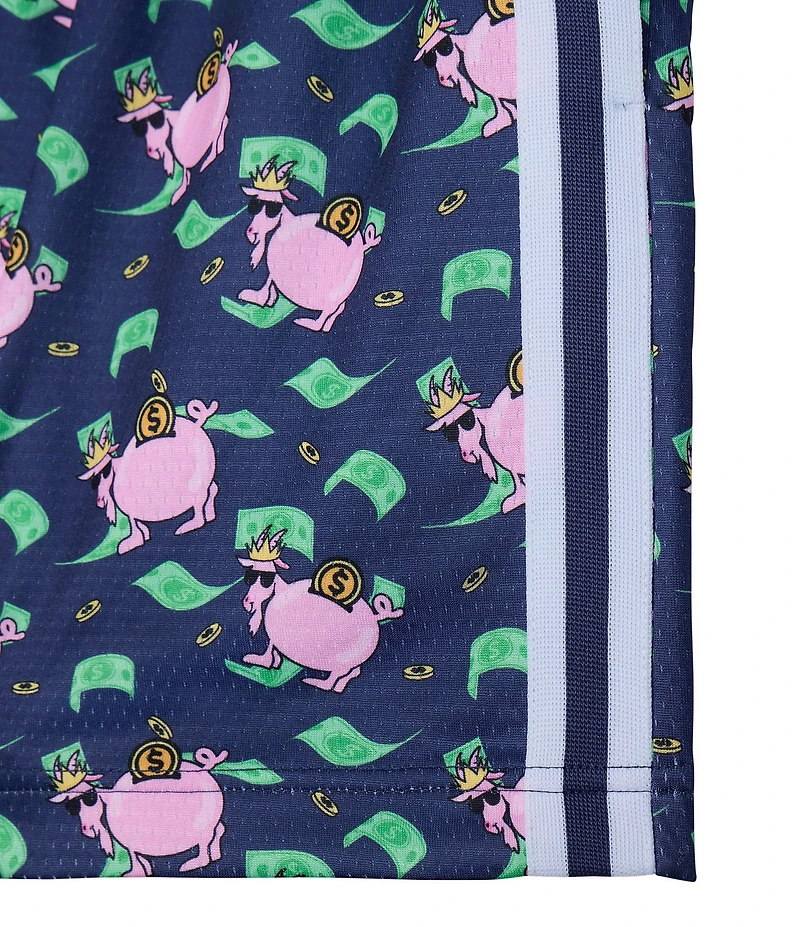 GOAT USA 7#double; Inseam Piggy Bank Mesh Shorts